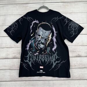 Civil Regime x Marvel Blade American Classic Oversized Tee Mens Medium Black NEW